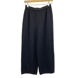 St. John Caviar 10 black knit casual pants